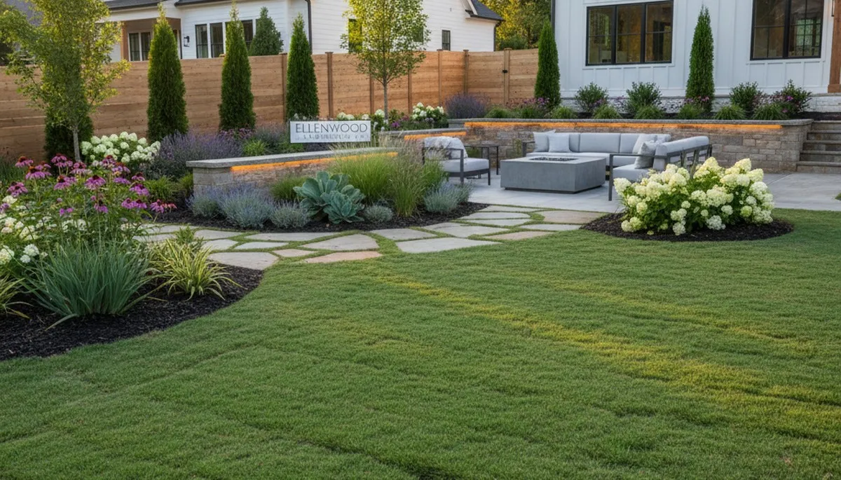 Landscaping service in Atlanta, GA for lawn care, yard maintenance, and landscape design