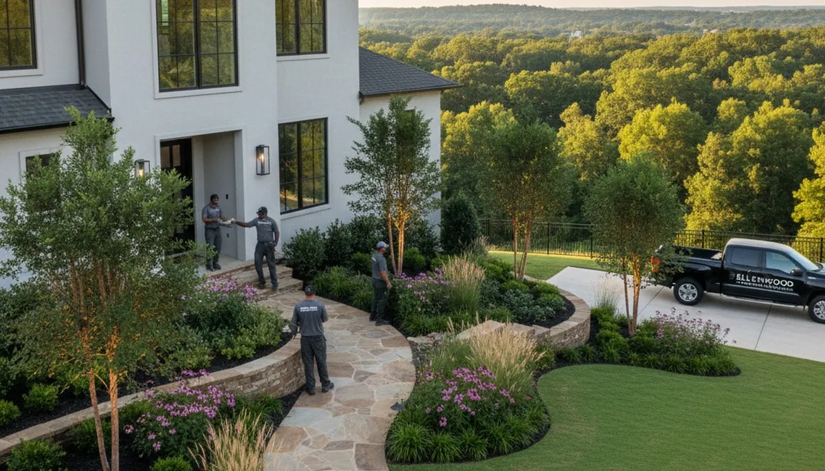 Atlanta, GA landscaping service for lawn care and yard maintenance by LawnCareAtlantaGA.com