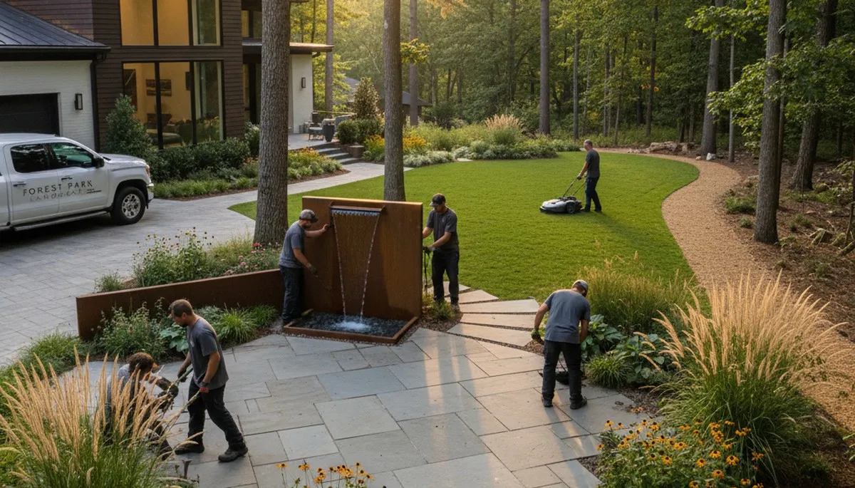 Atlanta, GA landscaping services for residential lawn care and yard maintenance