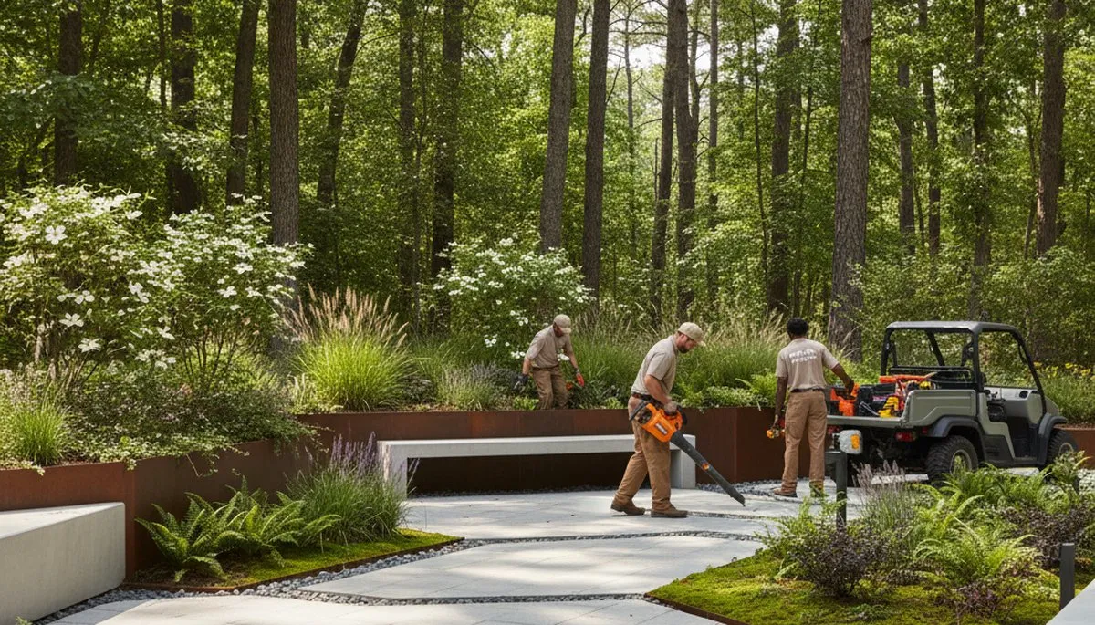 Atlanta, GA landscaping service for lawn care, garden maintenance, and outdoor property upkeep