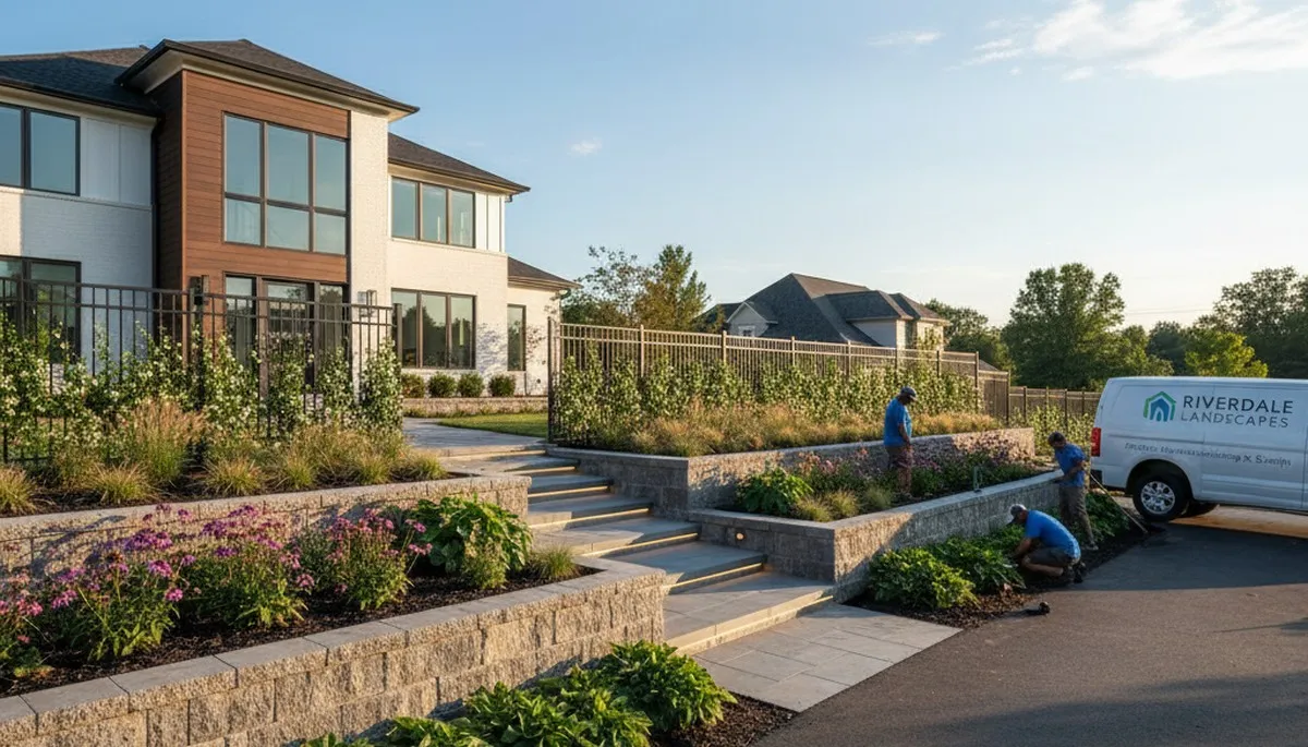 Landscaping service in Atlanta, GA by Lawn Care Atlanta for residential lawn maintenance