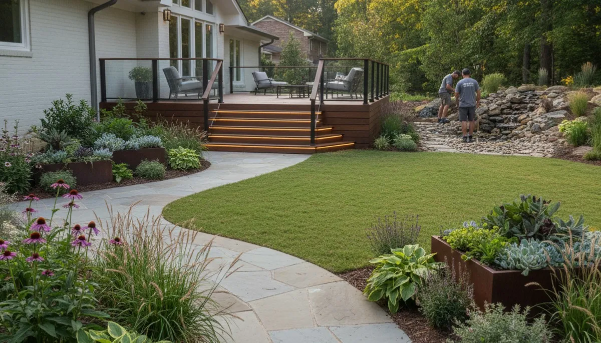 Landscaping services in Atlanta, GA for residential lawn care and yard maintenance