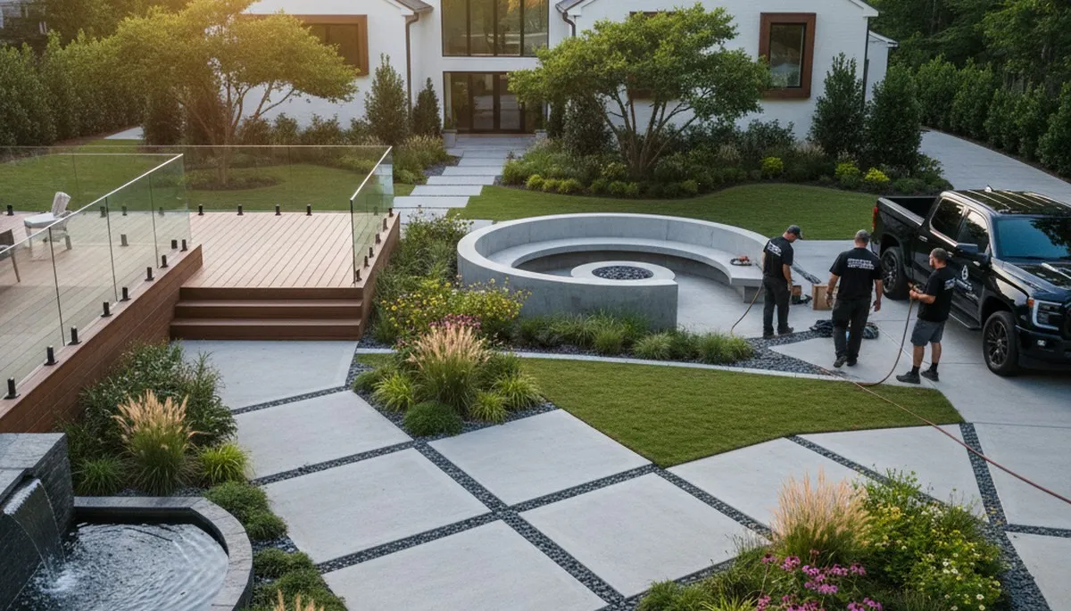 Atlanta, GA landscaping services for residential lawn care and landscape maintenance